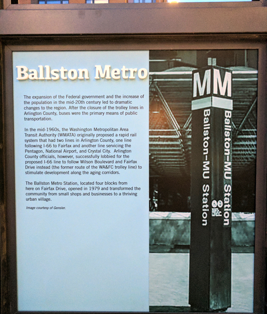 The History of the Ballston Metro Station Shooshan Company